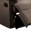 Fauteuil inclinable en tissu avec accoudoirs coussinés Lefave-111767225