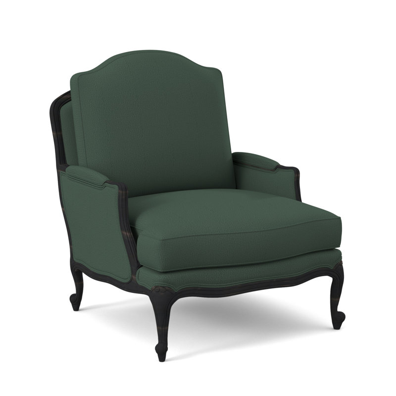 St. Helena Armchair, Margaret Lipstick, Espresso