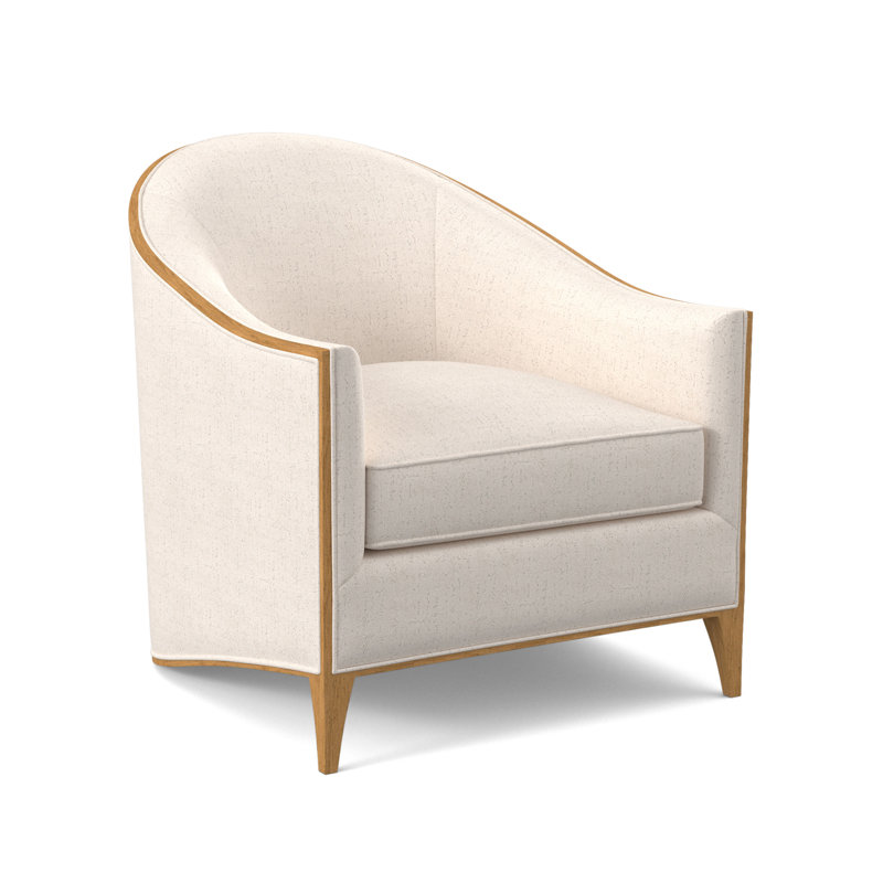Atelier Barrel Chair, Amber, Sunny Linen