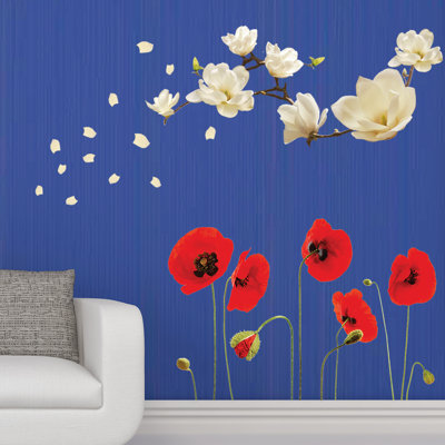 Plants & Flowers Non-Wall Damaging Wall Decal