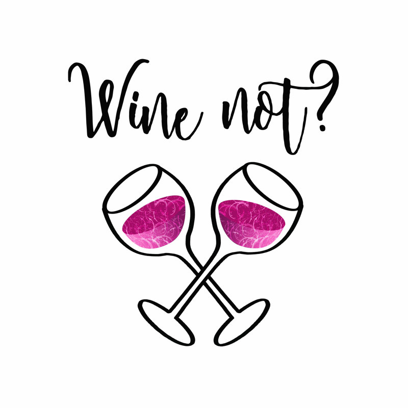 Vin sans verres croisés, H 12 po x l 12 po