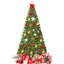 Arbre de Noël vert pin artificiel cachemire-268154317