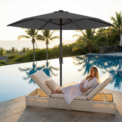10 FT Patio Umbrella UPF 50+ UV Protection Outdoor Umbrella