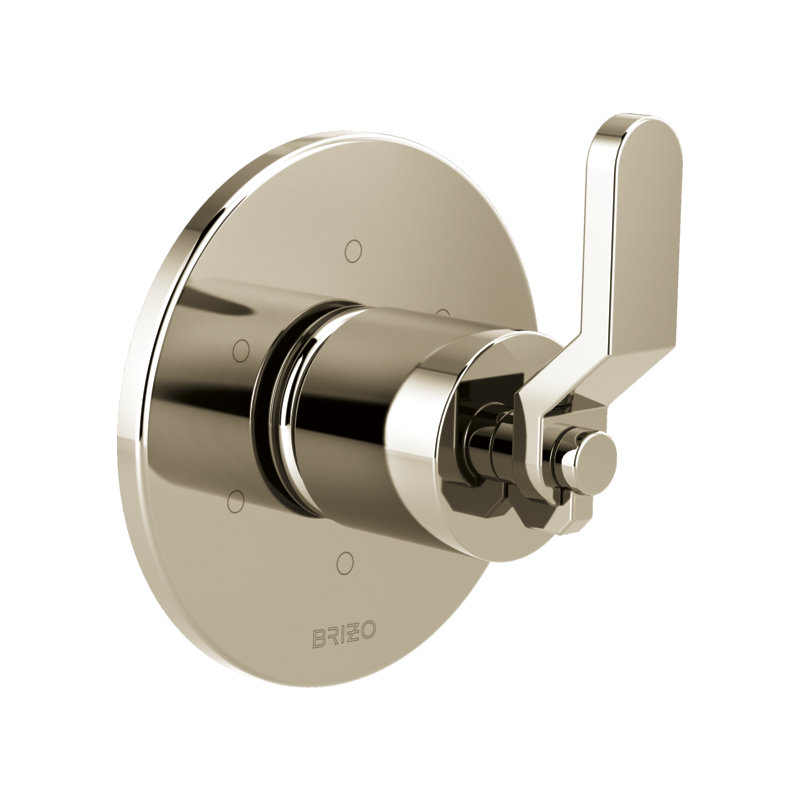 Litze® 3-Function Diverter Trim, Polished Nickel, Industrial Lever