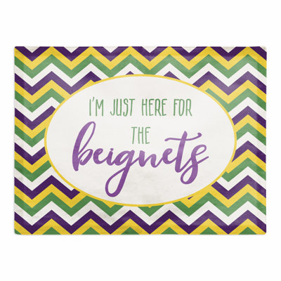 Polyester Chevron Rectangle Placemat