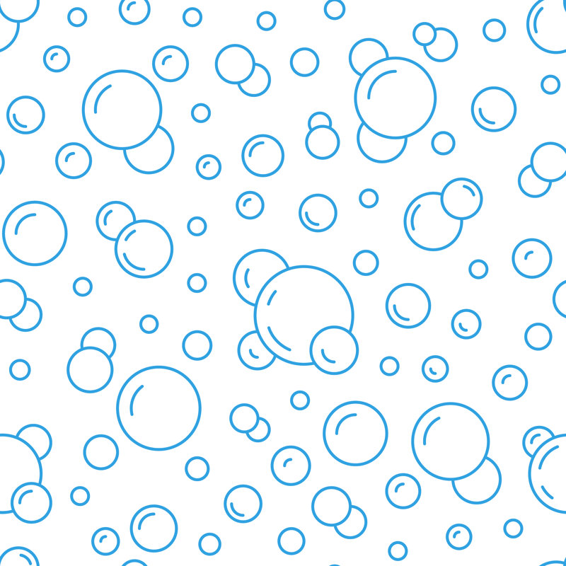 Tineshia, bulles sur toile, impression, H 12 po x l 12 po