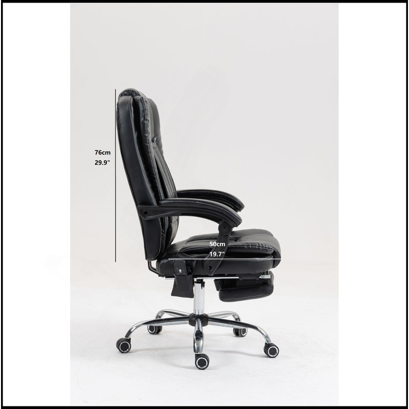 Fauteuil de bureau confortable avec fonctions avancées de massage et d'inclinaison