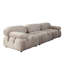 Ensemble de canapé modulaire 3 pièces Hito, pouces, capitonnage à bulles-115686098-115686099