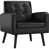 Black Faux Leather