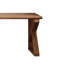 Bureau en pin massif avec pieds arrondis et pieds en K-1634749264