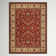 Tapis à motif oriental rouge / ivoire Cokeley