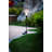 Silver Solar Powered Integrated LED Pathway Light