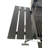 GrillFest 41.535433070866 in. W Bumper Plate Grill / Smoker Combo Charcoal Grill Gas & Charcoal Combo Grill