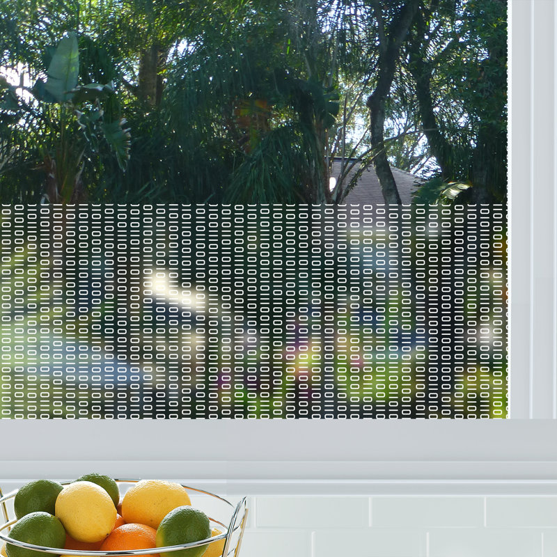 Film de fenêtre transparent pour les bits et les octets, 36 po x 48 po