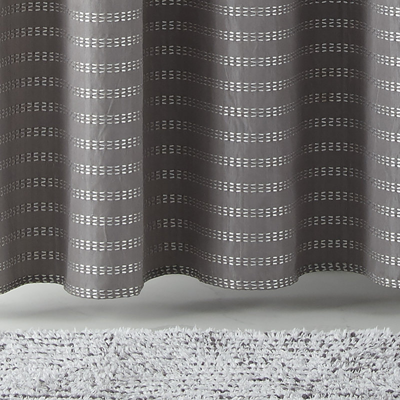 Rideau de douche rayé simple