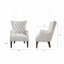Hannah Button Tufted Wing Chair-2062625709