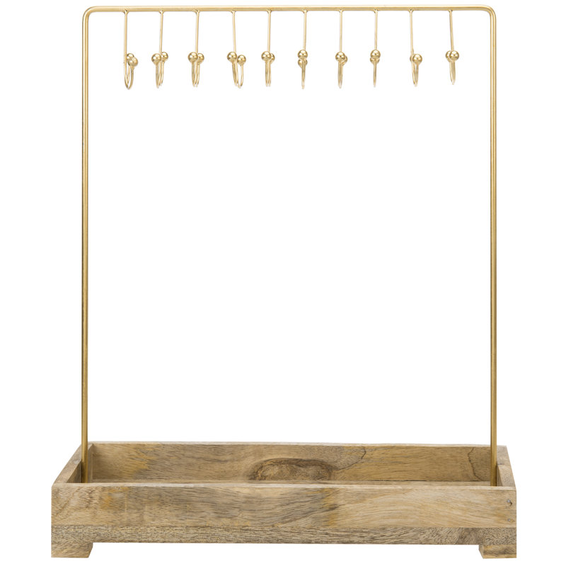 20-Hooks Display with Tray Jewellery Stand