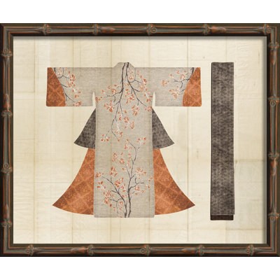 3 impressions encadrées Kimono