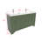 Aurilla 60 in. Double Sinks Freestanding Bath Vanity in Forest Green with White Carrara Quartz Top-1837262259