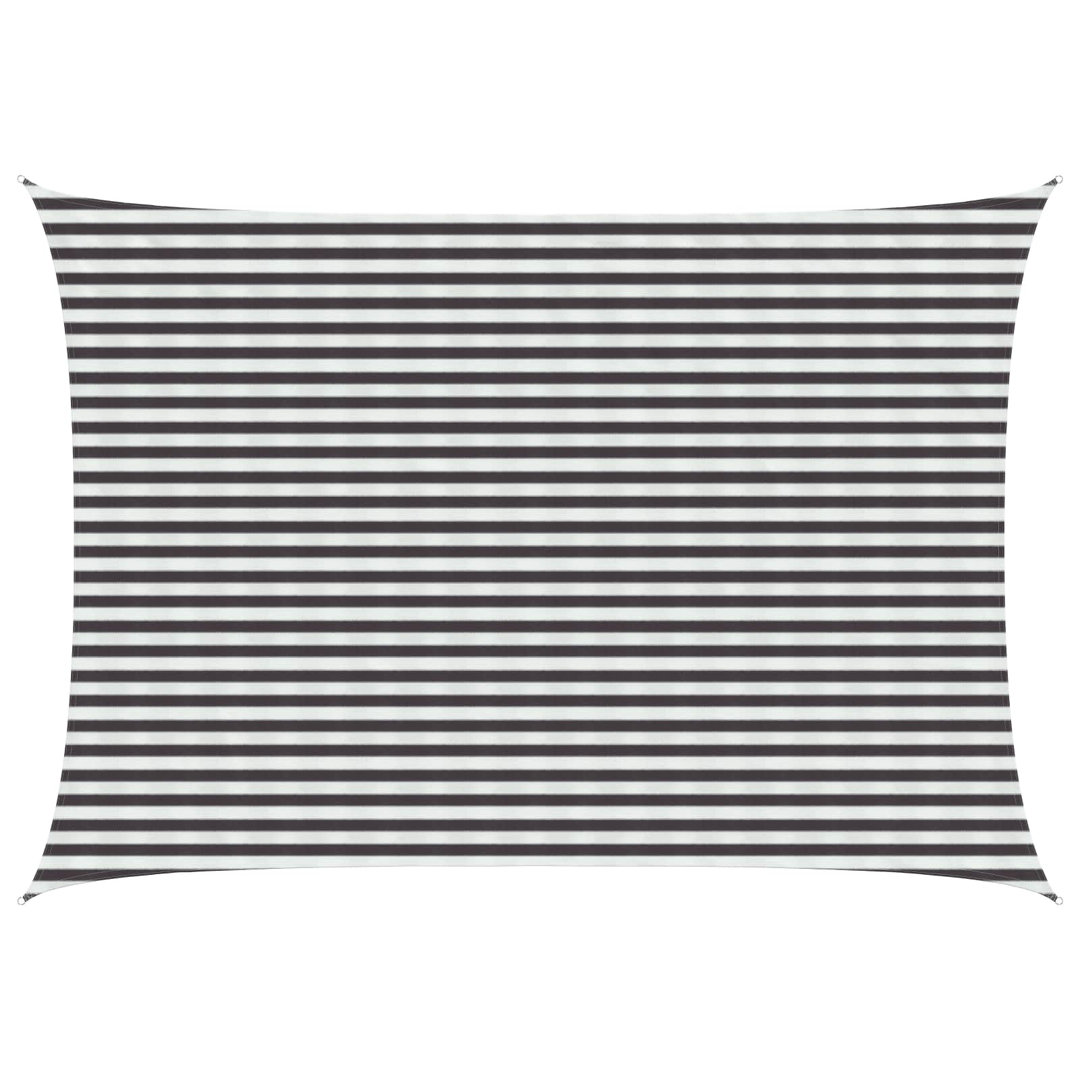 Vidaxl Sunshade Sail Canopy Screen Balcony Awning Canopy HDPE Rectangular