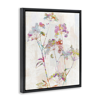 Kaleidoscopic Delicate Herbs Floating Frame, design by Amber Sterling