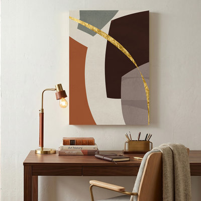 Art sur toile abstrait terre terre
