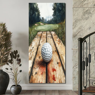 Balle de golf Moyers abstraite Moyers I - décoration murale Golf