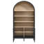 Grande bibliothèque-étagère de rangement arquée 74 po Nolan-107335478