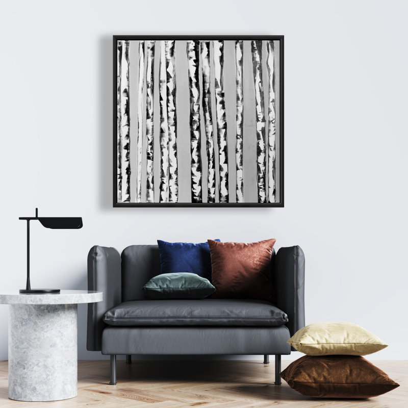 "Bouleaux noir et blanc"