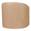 Dossier incurvé en similicuir Accent Chair