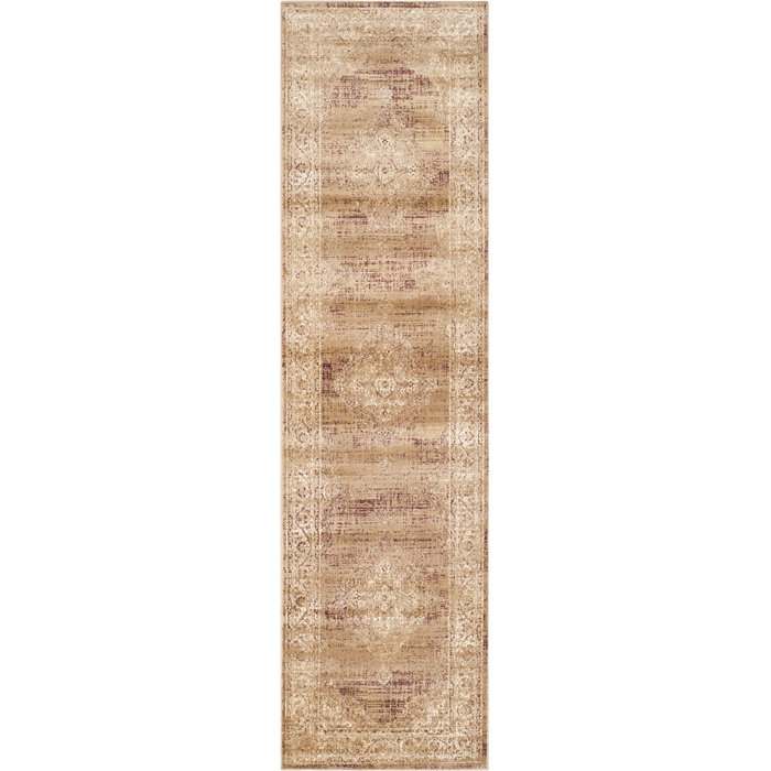 Evanoff Taupe Area Rug, Runner 2'2" x 12'