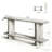 71" Console Table, 2-Tier Hallway Table Sofa Table Behind Couch