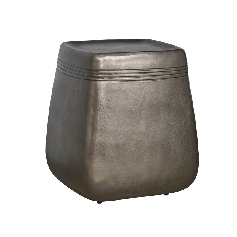 Rectangular Metal Outdoor Side Table , 22'' in. W 22'' in. D