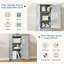 67" High Storage Cabinet with 2 Doors and 1 Drawer-1327830624