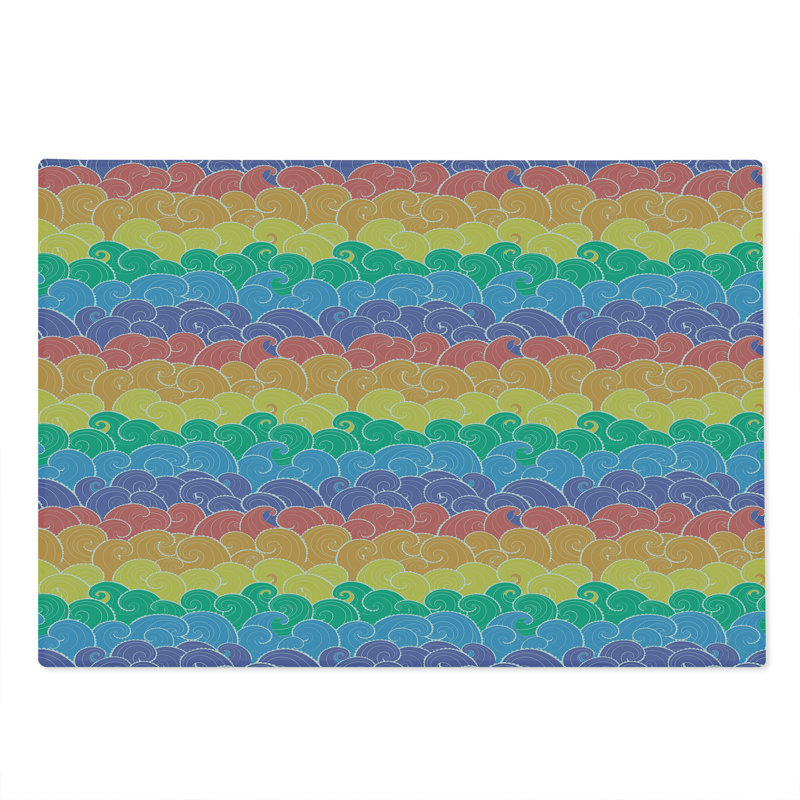 Multicolore planche à découper Ambesonne