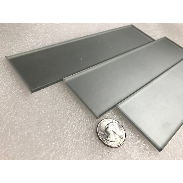 Forever Matte 2 in. x 8 in. Diamond Grade Glass Straight Edge Subway Decorative Kitchen & Bathroom Wall Tile
