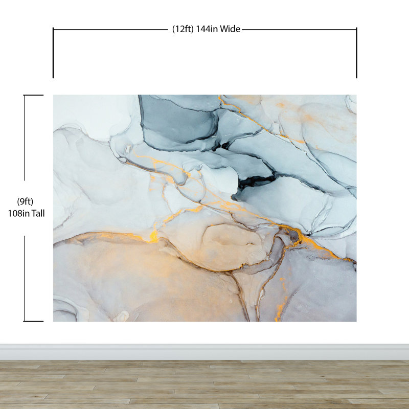 Murale à motif quartz de pierre Hasbrouck, l 144 po x L 108 po