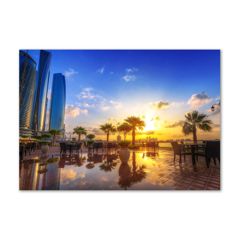 Abu Dhabi East - Wrapped Canvas Print