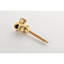 Valve de contrôle de volume en métal coulé noir mat 3/4 po - Douche, laiton, débit élevé, laiton, couleur