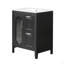 Meuble-lavabo 24 po avec lavabo, meuble-lavabo avec deux tiroirs et porte, tablette réglable, bois massif et panneau de fibres à densité moyenne-117193347