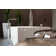 Lineare Single Handle Floor Mounted Tub Filler with Handshower