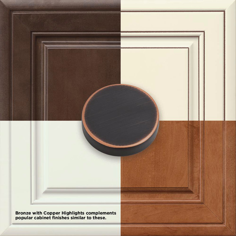 Individuals 3" Center to Center Arch Pull, Bronze with Copper Highlights