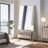 Lensa Rectangle Metal Full Length Wall Mirror with Embedded Bracket-1231707401-1231707400