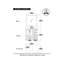 Ensemble de meuble-lavabo simple 36 po Aberdeen-74938387