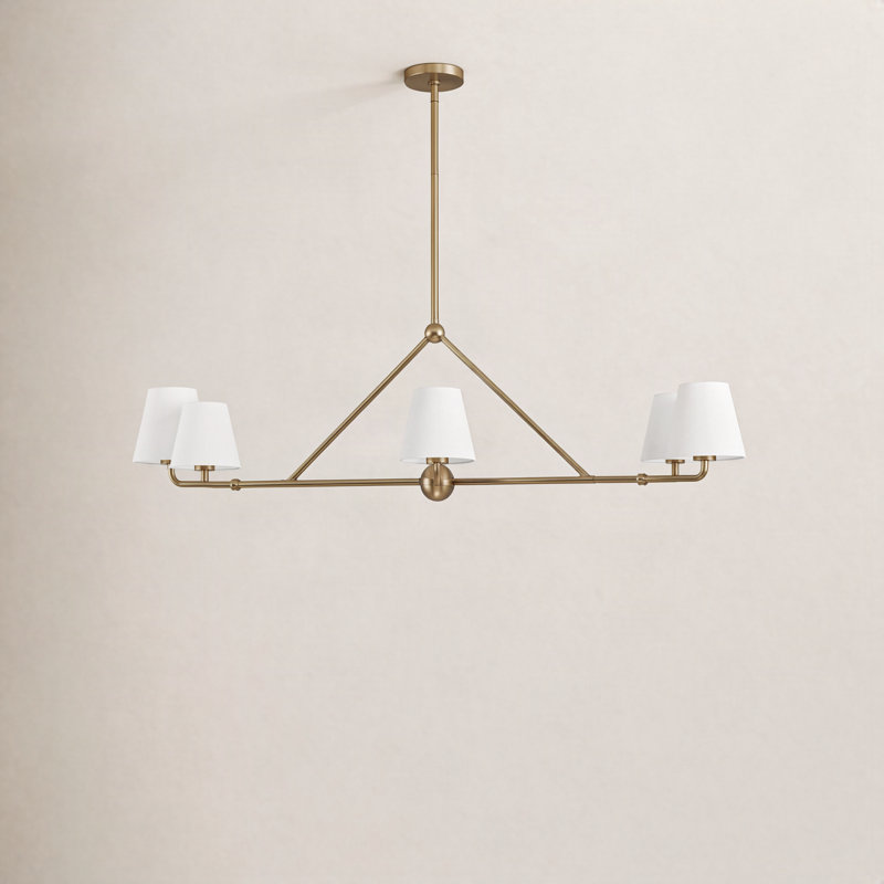 Kinston 6-Light Chandelier, White