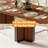 71" W Wood Dining Table For 6-8 People, Rectangle Kitchen Table With Metal Leg For Dining Room,Brown-834155593