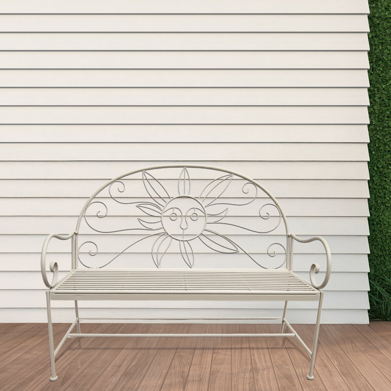 Banc de jardin en métal Sunray Knock-Down