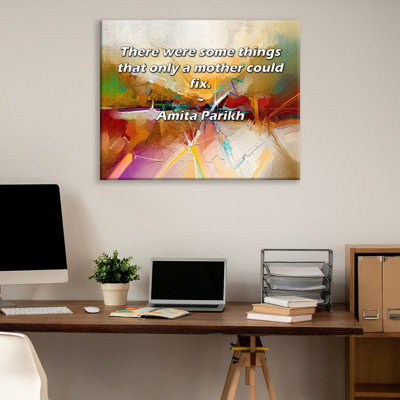 Latitude Run® Gallery Wrapped Canvas By Amita Parikh: "There were some things that only a mother coul