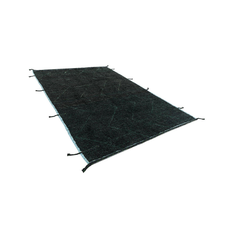 Tapis noir Ottilie