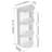 Bathroom Wall-Mounted Storage Rack, Float Mounting Design,(KD-Packing)-1526073366
